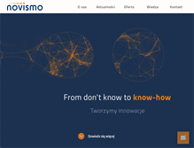 Tablet Screenshot of novismo.com